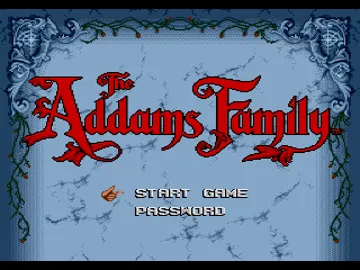 Addams Family, The (USA) (Beta) (Alt 1) screen shot title